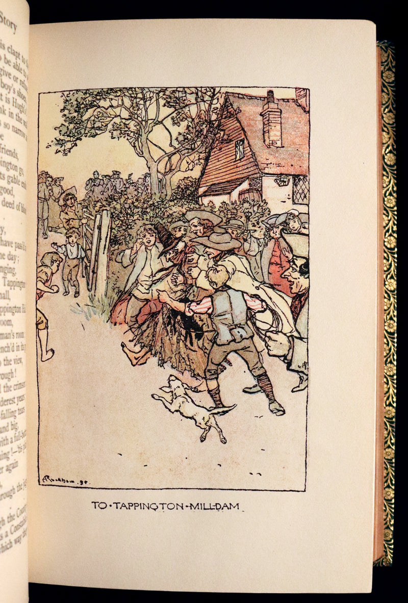 1898 Rare Rackham First Edition bound by Bayntun - The INGOLDSBY LEGENDS or Mirth & Marvels Illustrated.