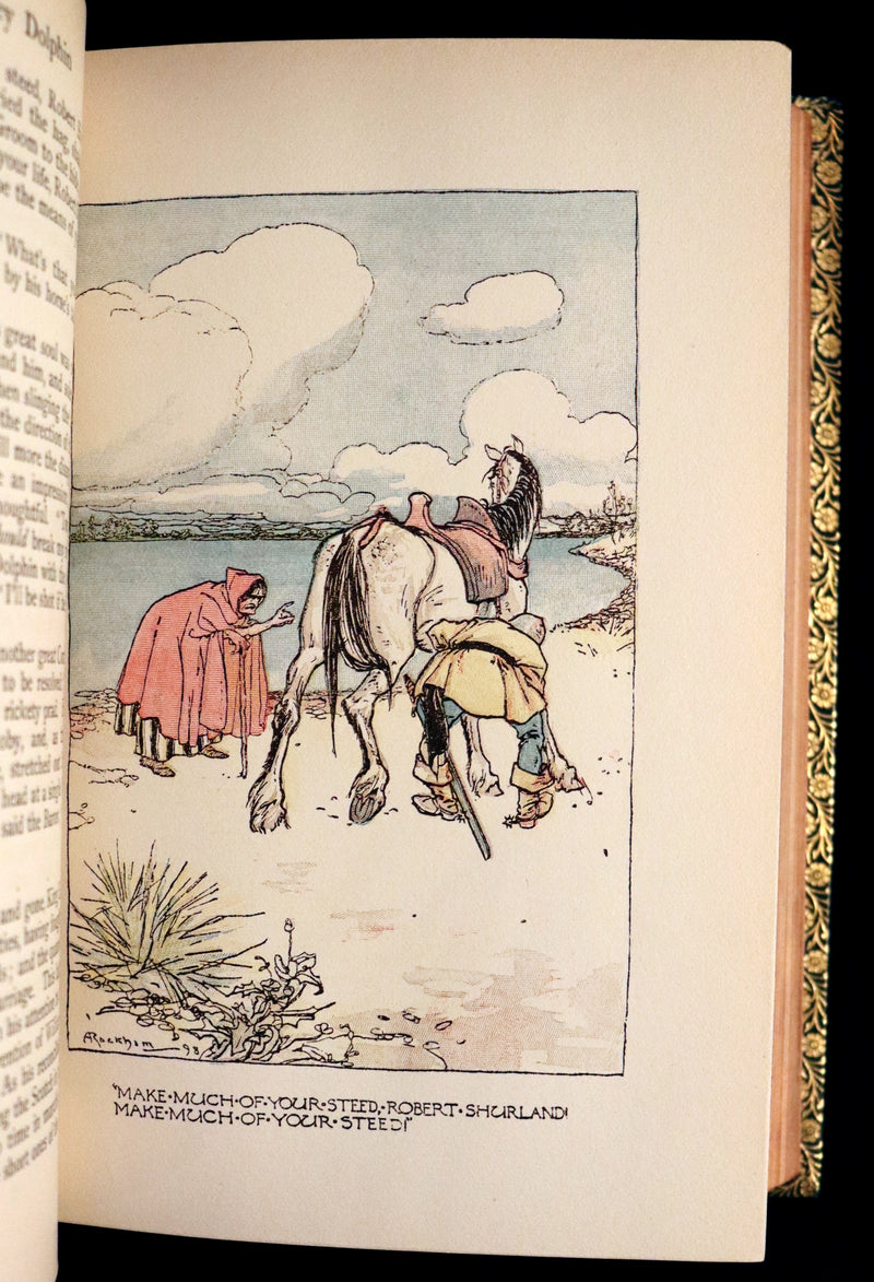 1898 Rare Rackham First Edition bound by Bayntun - The INGOLDSBY LEGENDS or Mirth & Marvels Illustrated.