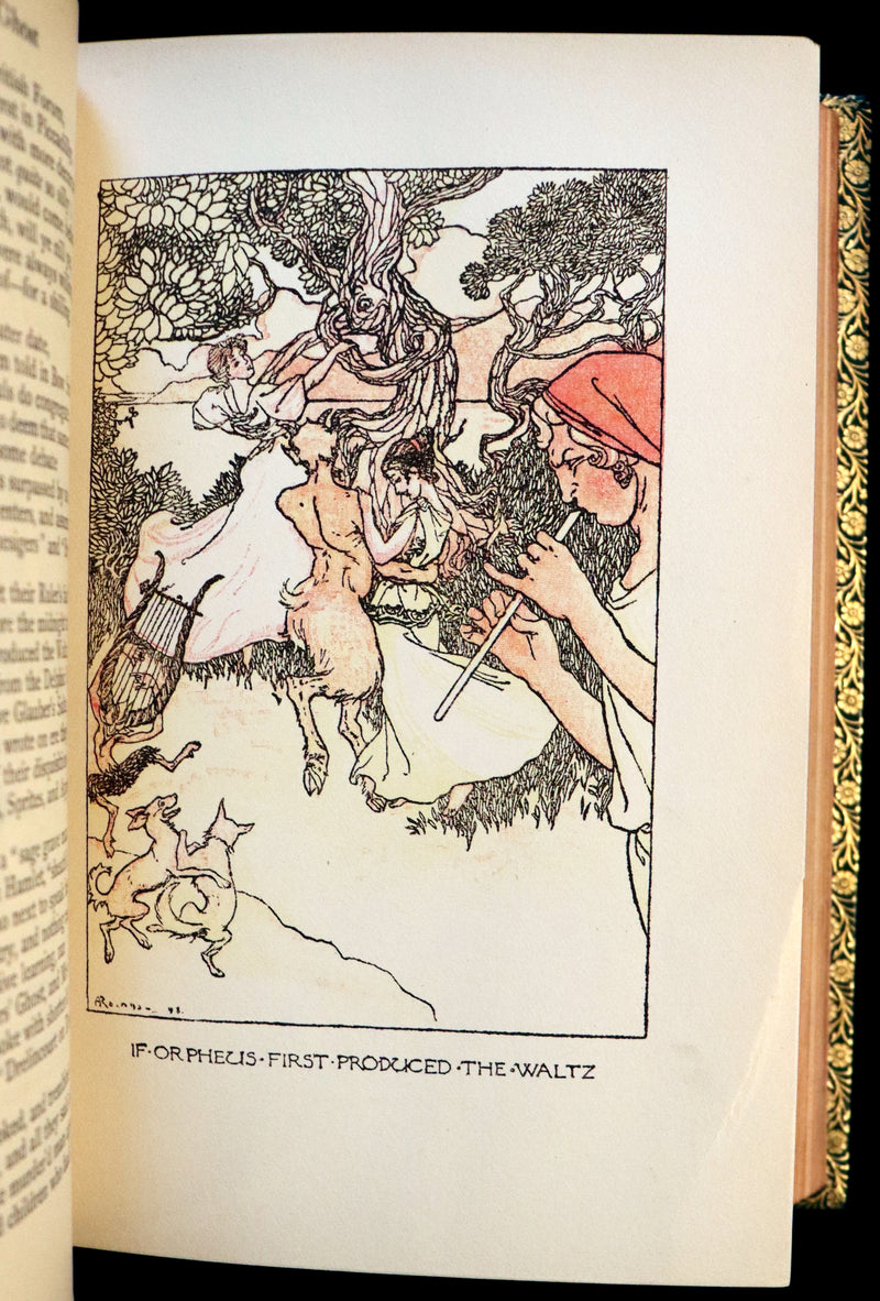 1898 Rare Rackham First Edition bound by Bayntun - The INGOLDSBY LEGENDS or Mirth & Marvels Illustrated.