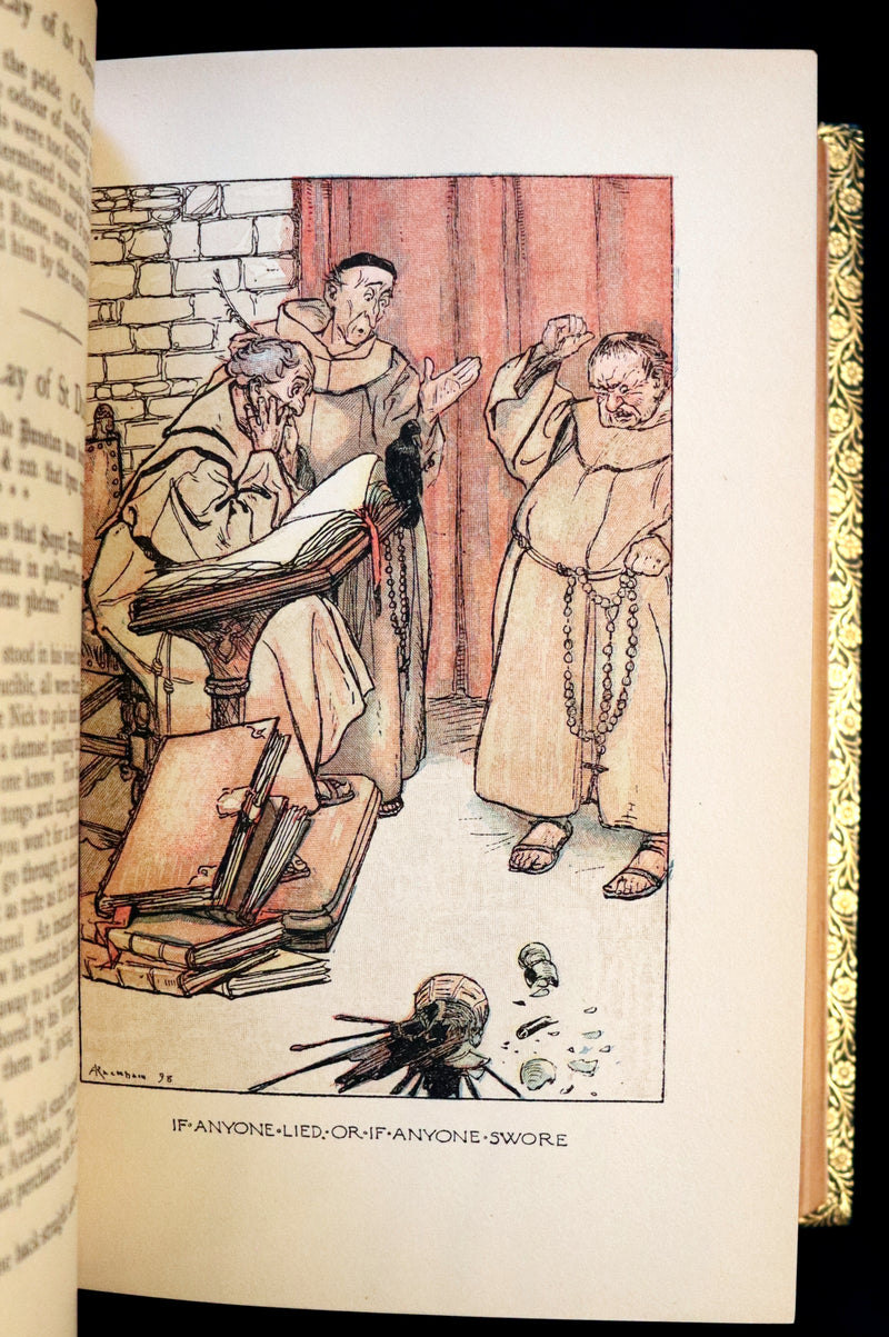 1898 Rare Rackham First Edition bound by Bayntun - The INGOLDSBY LEGENDS or Mirth & Marvels Illustrated.