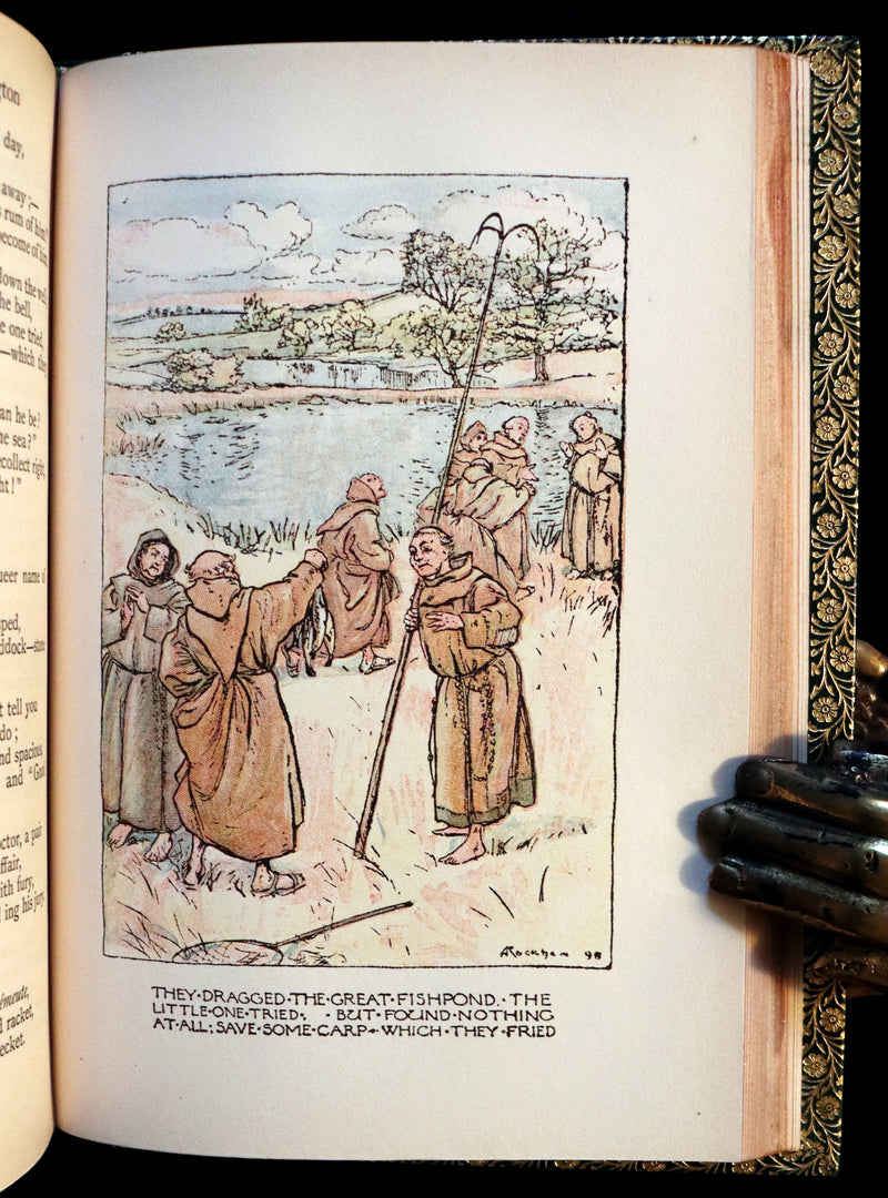 1898 Rare Rackham First Edition bound by Bayntun - The INGOLDSBY LEGENDS or Mirth & Marvels Illustrated.