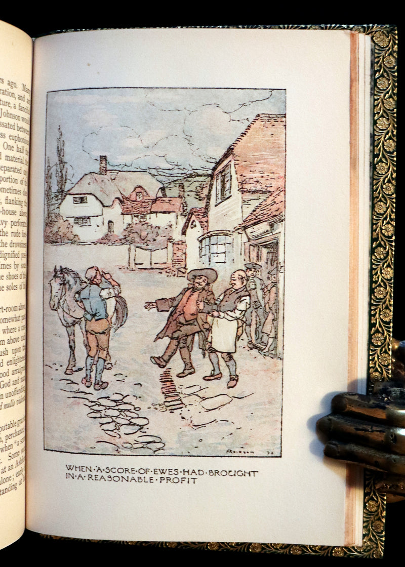 1898 Rare Rackham First Edition bound by Bayntun - The INGOLDSBY LEGENDS or Mirth & Marvels Illustrated.