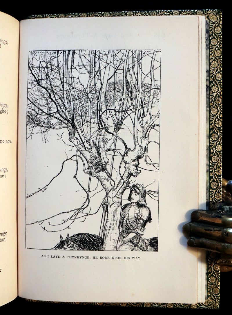 1898 Rare Rackham First Edition bound by Bayntun - The INGOLDSBY LEGENDS or Mirth & Marvels Illustrated.