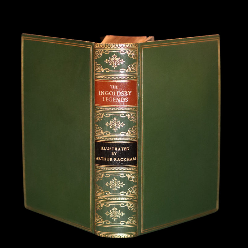 1898 Rare Rackham First Edition bound by Bayntun - The INGOLDSBY LEGENDS or Mirth & Marvels Illustrated.
