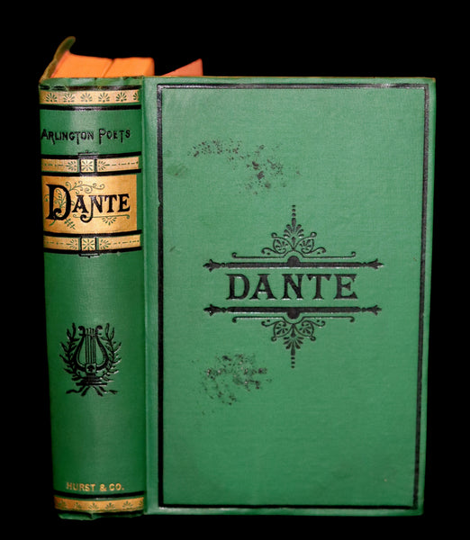 1882 Rare Book - The VISION, or HELL, PURGATORY, & PARADISE of Dante Alighieri.