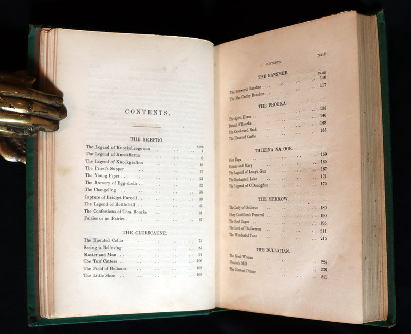 1862 Scarce Book - Fairy Legends and Traditions of the South of Ireland by T. Crofton Croker.