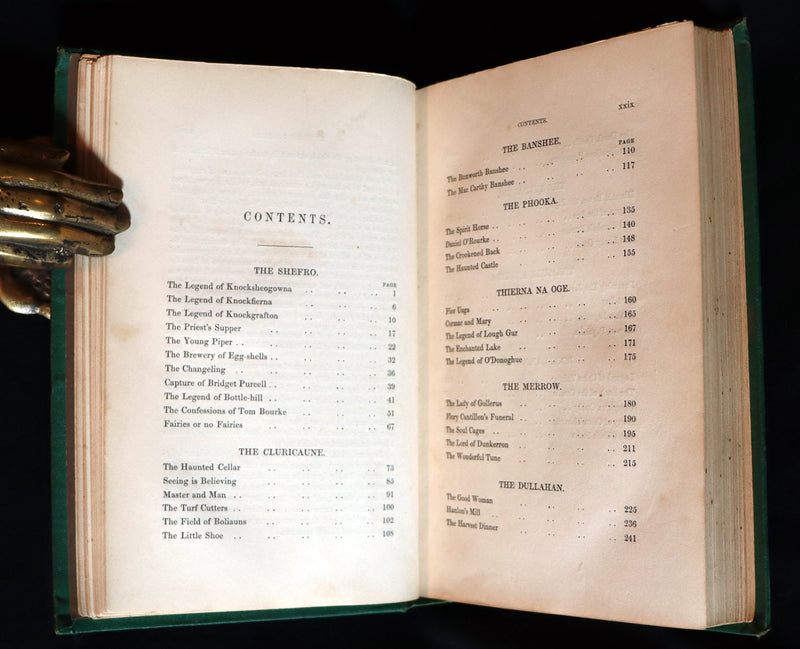 1862 Scarce Book - Fairy Legends and Traditions of the South of Ireland by Croker.