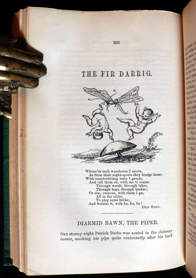 1862 Scarce Book - Fairy Legends and Traditions of the South of Ireland by T. Crofton Croker.