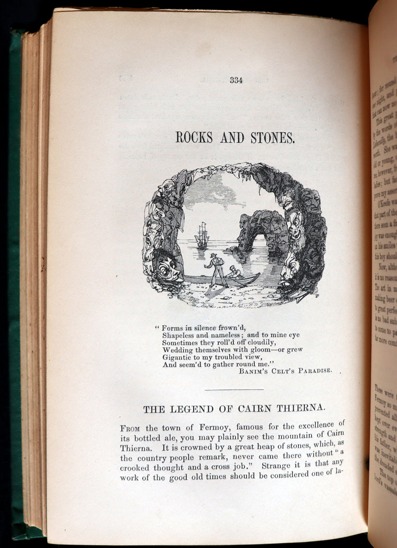1862 Scarce Book - Fairy Legends and Traditions of the South of Ireland by T. Crofton Croker.