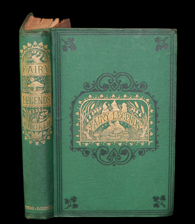 1862 Scarce Book - Fairy Legends and Traditions of the South of Ireland by T. Crofton Croker.
