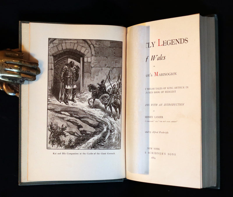 1884 Scarce Book - Knightly Legends of Wales or the Boy's Mabinogion - Legends of King Arthur.