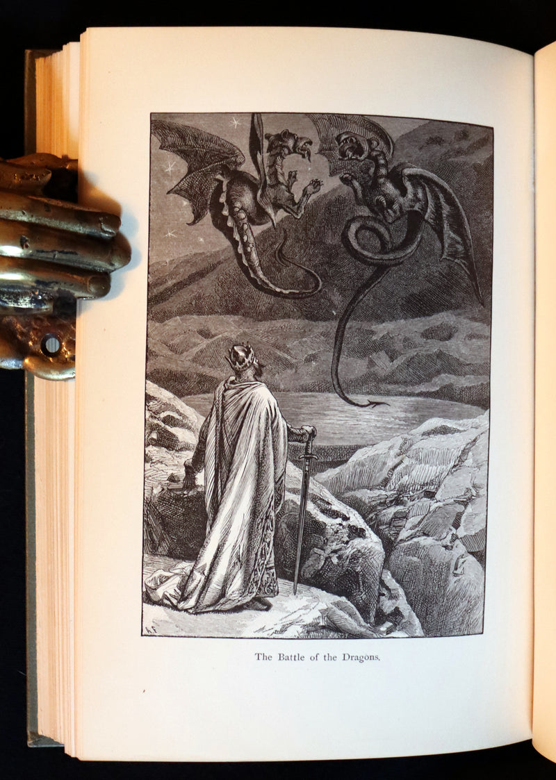 1884 Scarce Book - Knightly Legends of Wales or the Boy's Mabinogion - Legends of King Arthur.