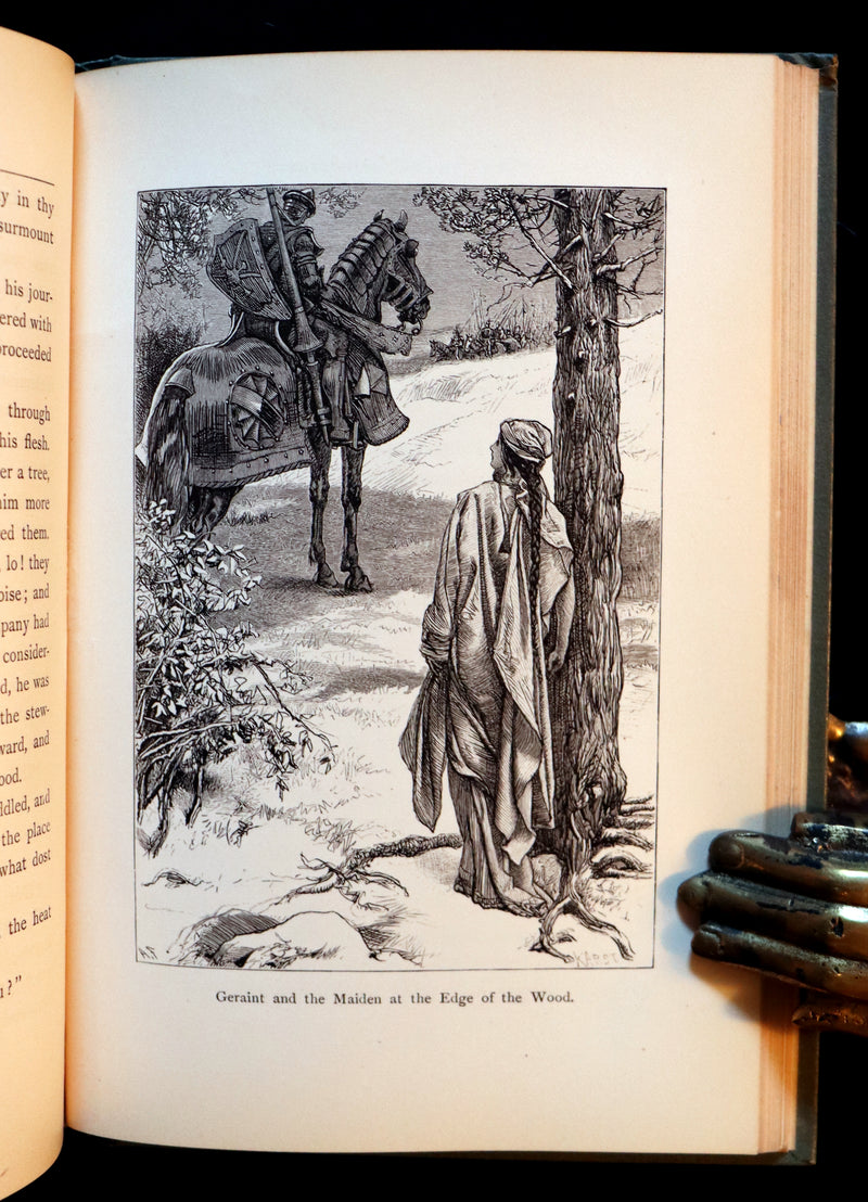1884 Scarce Book - Knightly Legends of Wales or the Boy's Mabinogion - Legends of King Arthur.