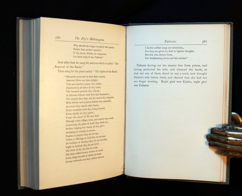 1884 Scarce Book - Knightly Legends of Wales or the Boy's Mabinogion - Legends of King Arthur.