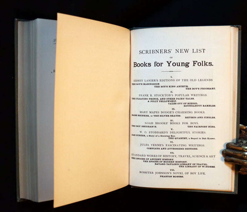 1884 Scarce Book - Knightly Legends of Wales or the Boy's Mabinogion - Legends of King Arthur.