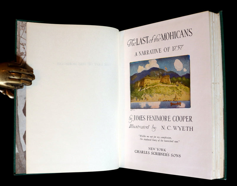 1947 Rare Book - The LAST OF THE MOHICANS illustrated by N. C. Wyeth.