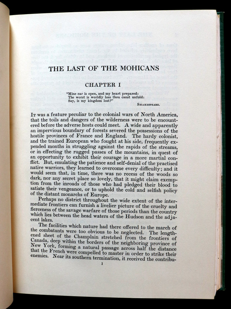 1947 Rare Book - The LAST OF THE MOHICANS illustrated by N. C. Wyeth.
