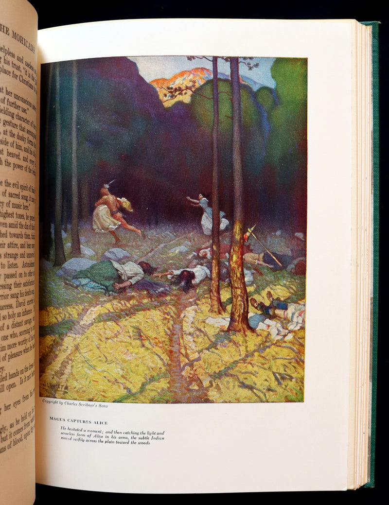 1947 Rare Book - The LAST OF THE MOHICANS illustrated by N. C. Wyeth.