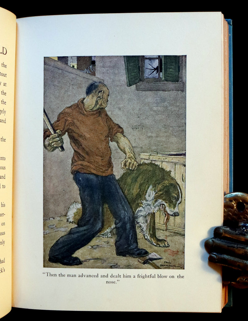 1927 Rare Book - The Call of the Wild by Jack London illustrated by Paul Bransom.