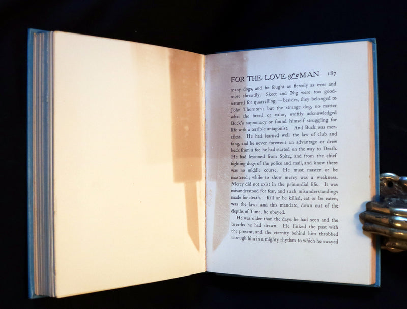 1927 Rare Book - The Call of the Wild by Jack London illustrated by Paul Bransom.