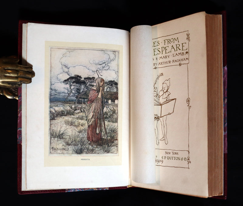1909 First Arthur Rackham Edition - Tales From Shakespeare by Charles & Mary Lamb.