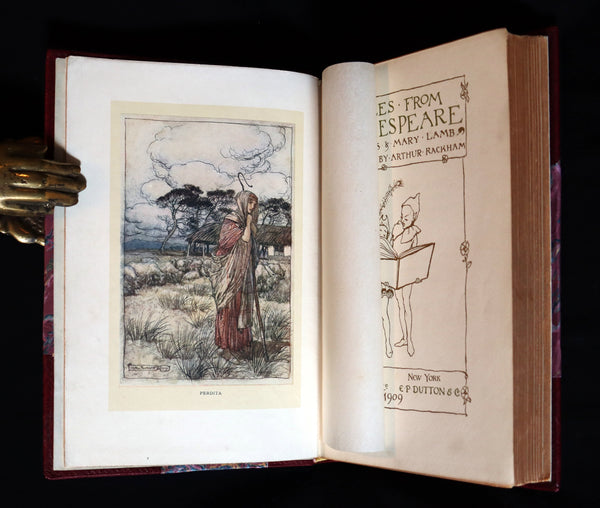 1909 First Arthur Rackham Edition - Tales From Shakespeare by Charles & Mary Lamb.