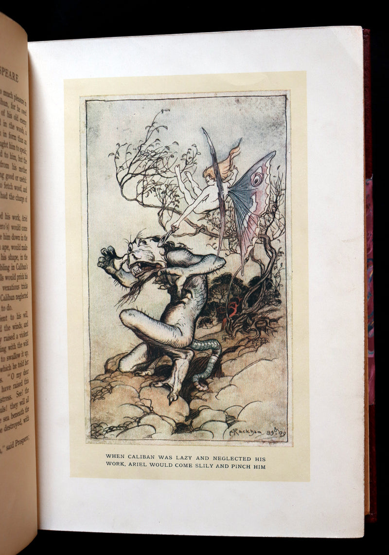 1909 First Arthur Rackham Edition - Tales From Shakespeare by Charles & Mary Lamb.