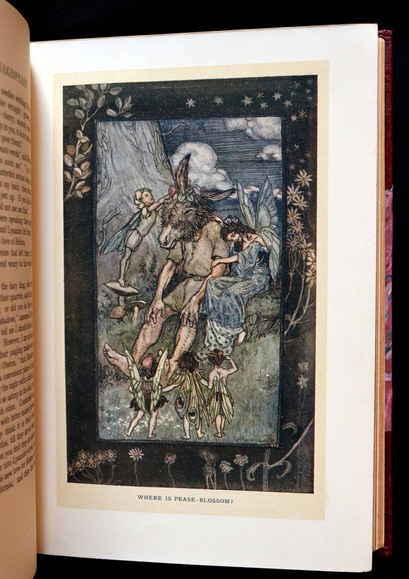 1909 First Arthur Rackham Edition - Tales From Shakespeare by Charles & Mary Lamb.
