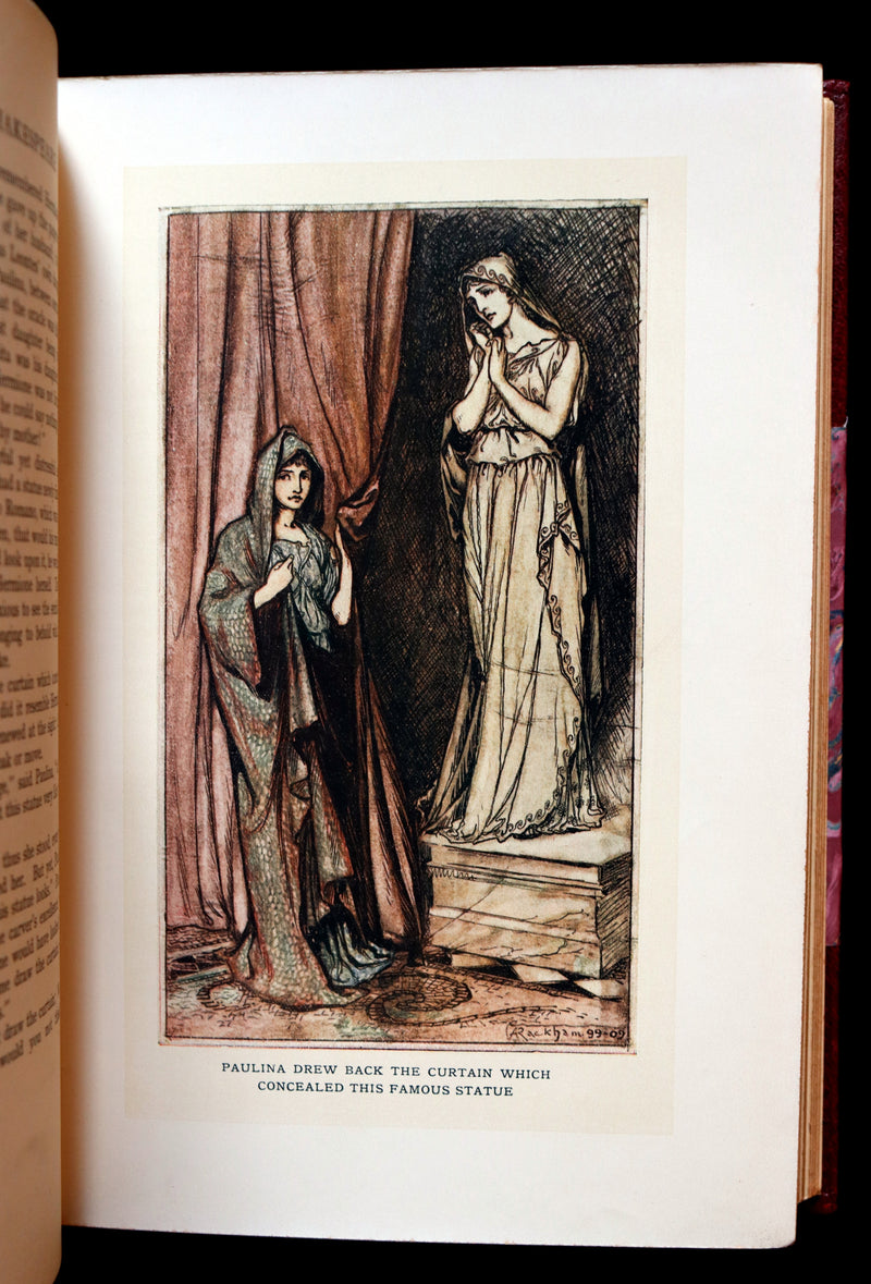 1909 First Arthur Rackham Edition - Tales From Shakespeare by Charles & Mary Lamb.