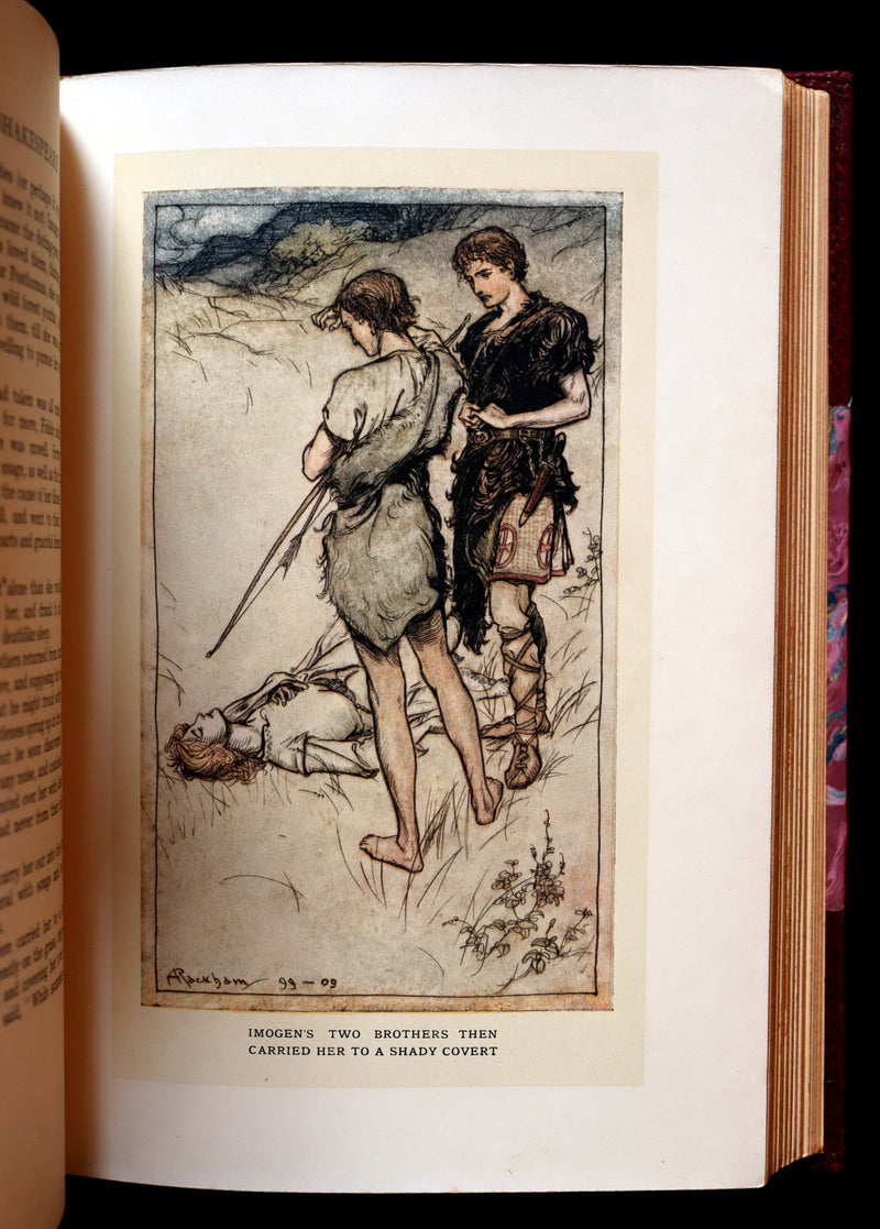 1909 First Arthur Rackham Edition - Tales From Shakespeare by Charles & Mary Lamb.