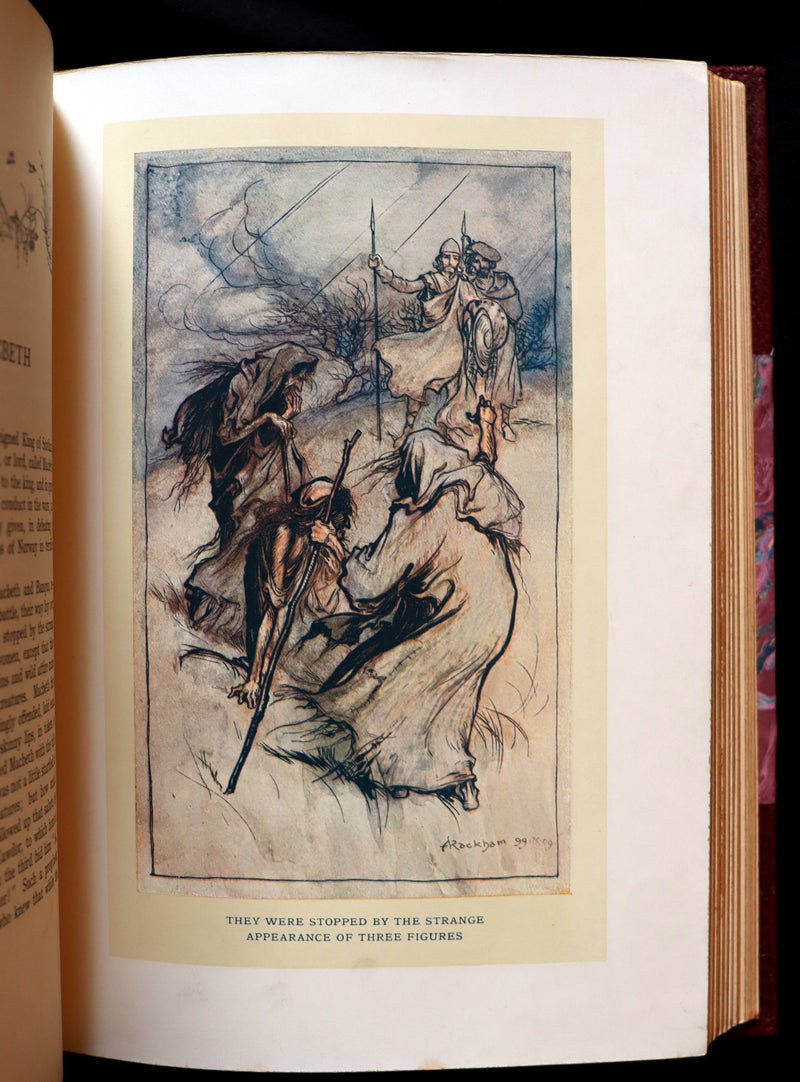 1909 First Arthur Rackham Edition - Tales From Shakespeare by Charles & Mary Lamb.