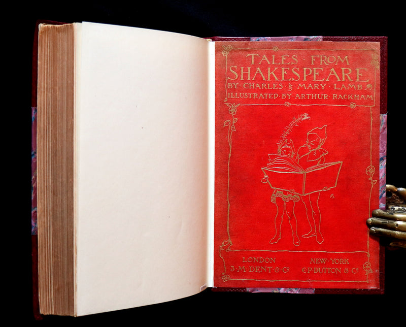 1909 First Arthur Rackham Edition - Tales From Shakespeare by Charles & Mary Lamb.