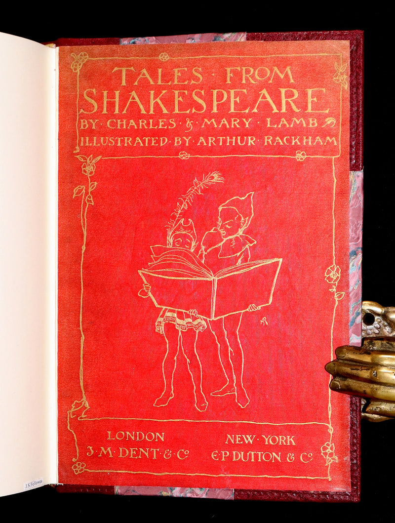 1909 First Arthur Rackham Edition - Tales From Shakespeare by Charles & Mary Lamb.
