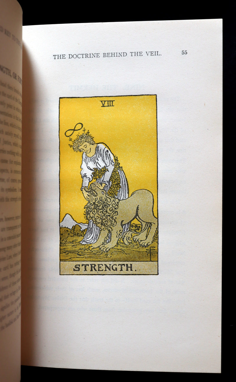 1918 Scarce Book - The Illustrated KEY to the TAROT, The Veil of Divination by de Laurence.