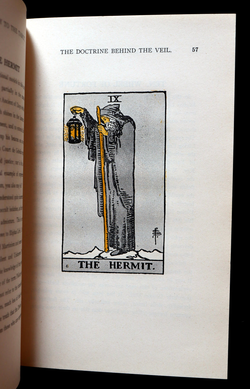 1918 Scarce Book - The Illustrated KEY to the TAROT, The Veil of Divination by de Laurence.