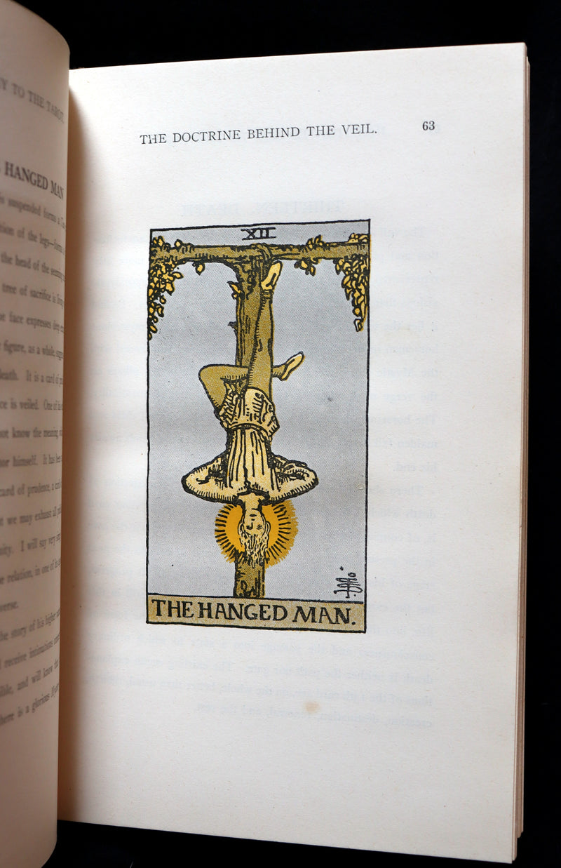 1918 Scarce Book - The Illustrated KEY to the TAROT, The Veil of Divination by de Laurence.