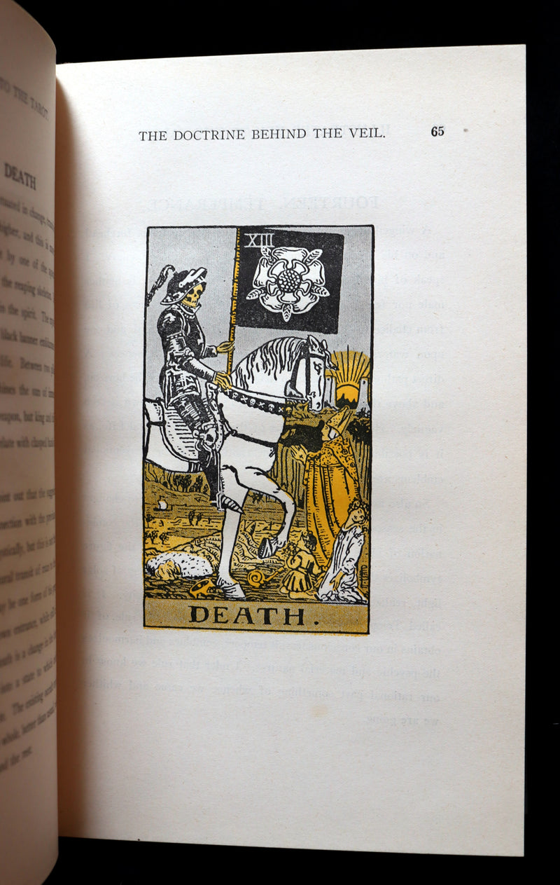 1918 Scarce Book - The Illustrated KEY to the TAROT, The Veil of Divination by de Laurence.