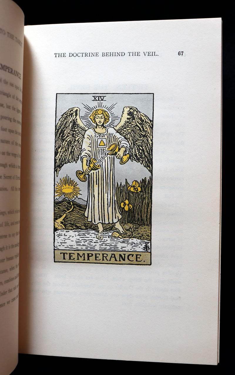 1918 Scarce Book - The Illustrated KEY to the TAROT, The Veil of Divination by de Laurence.