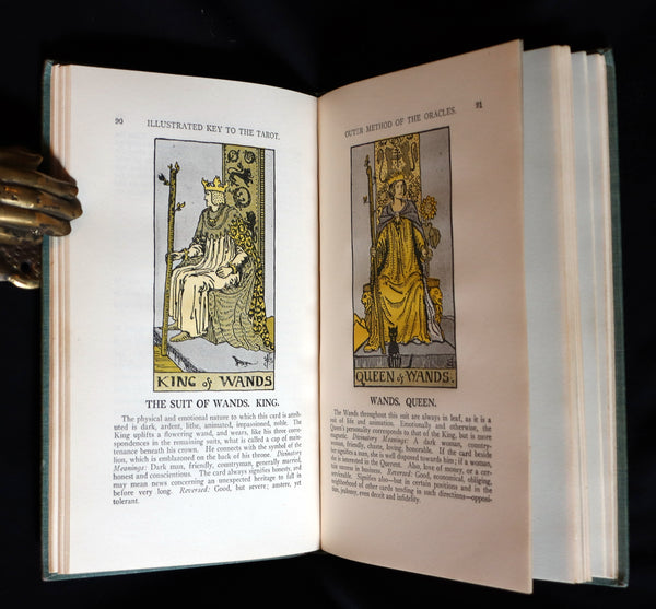 1918 Scarce Book - The Illustrated KEY to the TAROT, The Veil of Divination by de Laurence.