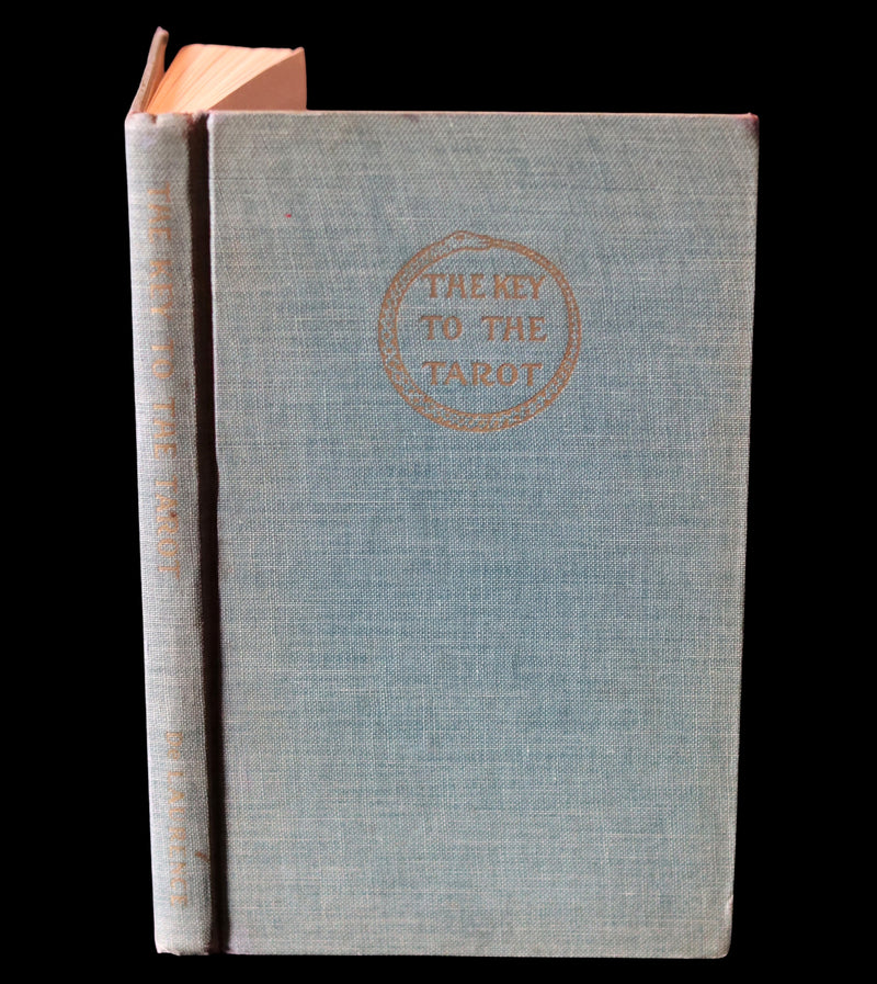 1918 Scarce Book - The Illustrated KEY to the TAROT, The Veil of Divination by de Laurence.