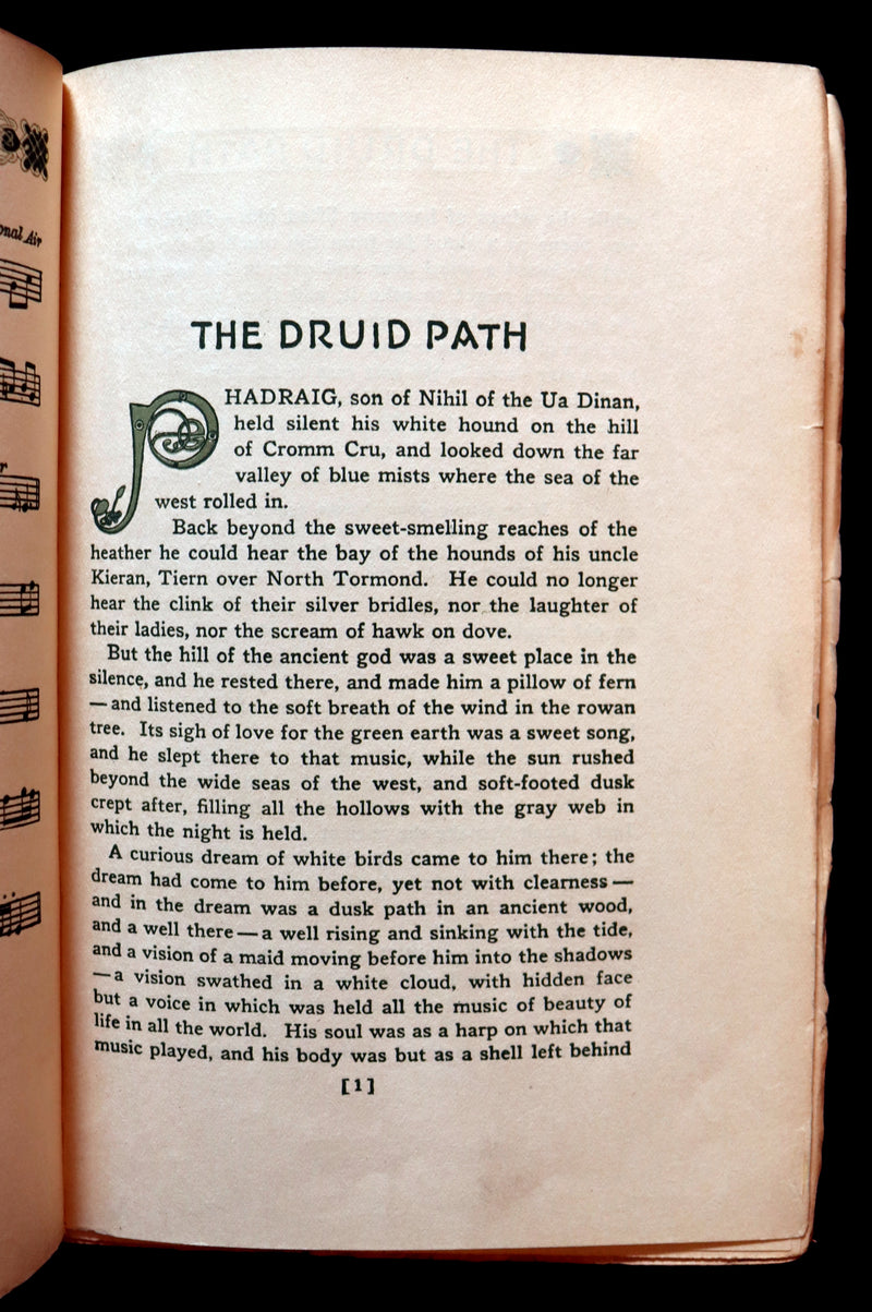 1917 Rare First Edition - THE DRUID PATH by Marah Ellis Ryan. Short stories in ancient Ireland.