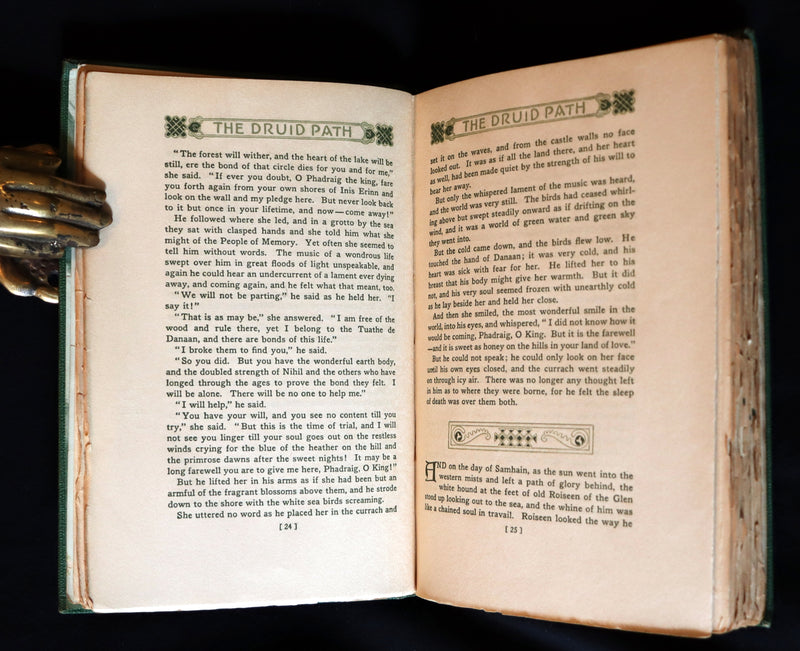 1917 Rare First Edition - THE DRUID PATH by Marah Ellis Ryan. Short stories in ancient Ireland.
