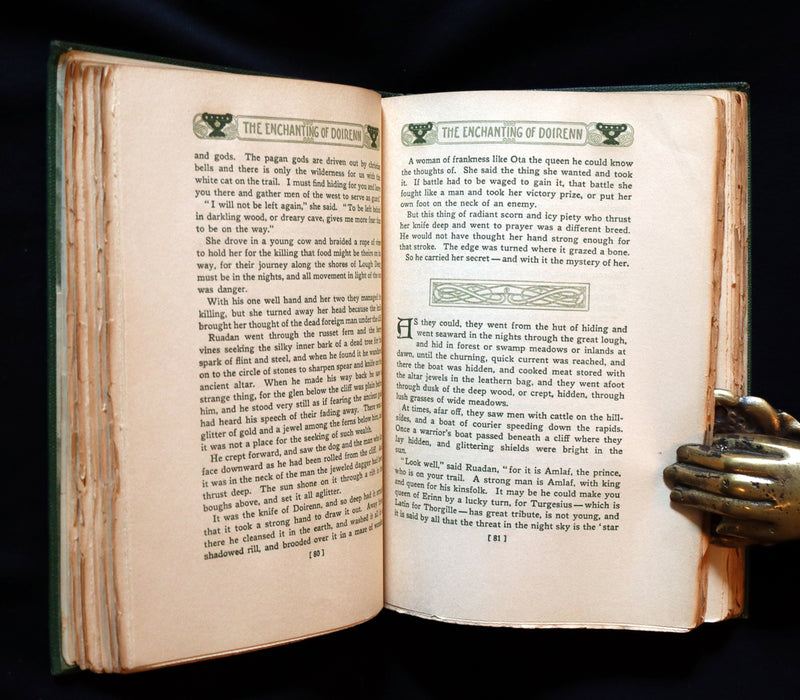 1917 Rare First Edition - THE DRUID PATH by Marah Ellis Ryan. Short stories in ancient Ireland.