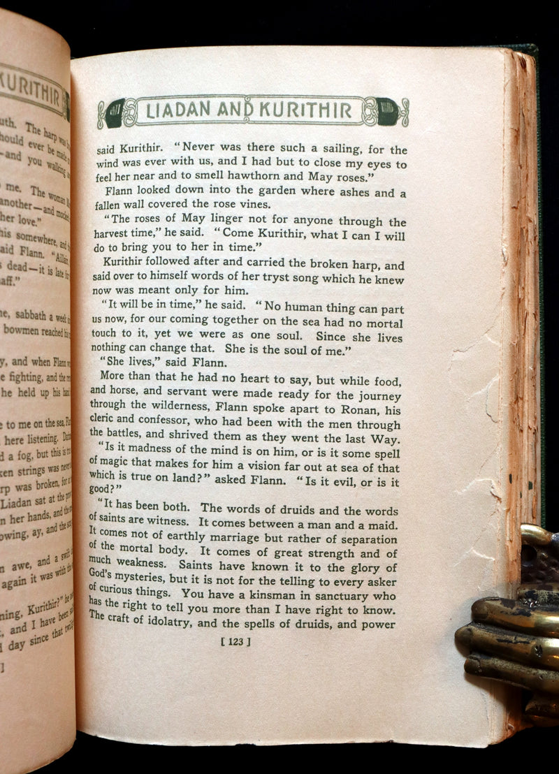 1917 Rare First Edition - THE DRUID PATH by Marah Ellis Ryan. Short stories in ancient Ireland.