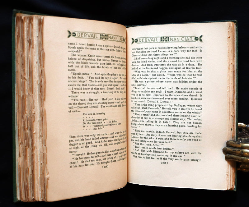 1917 Rare First Edition - THE DRUID PATH by Marah Ellis Ryan. Short stories in ancient Ireland.