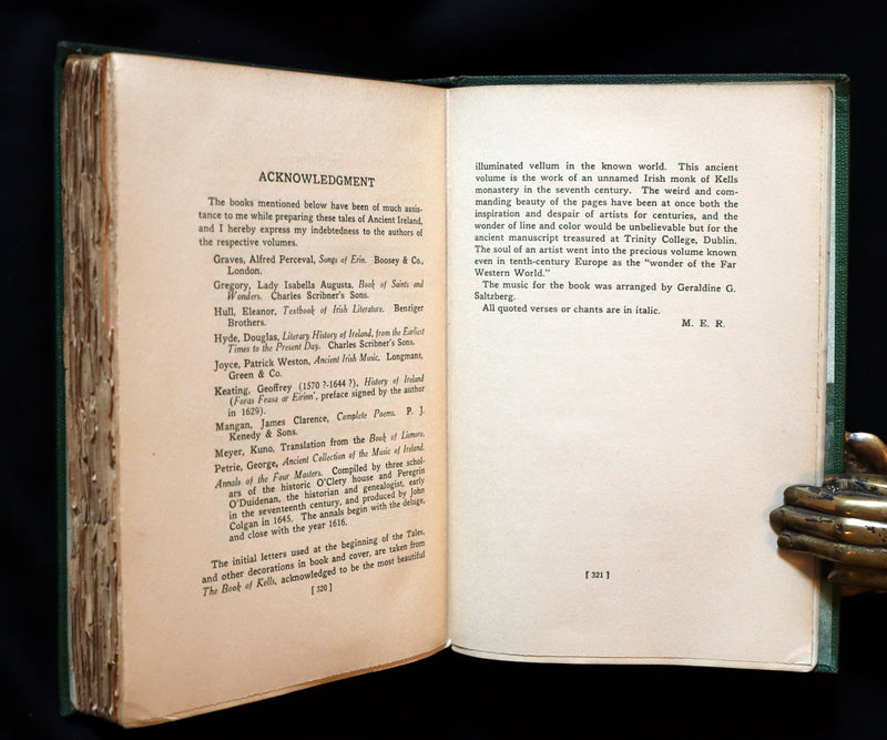 1917 Rare First Edition - THE DRUID PATH by Marah Ellis Ryan. Short stories in ancient Ireland.