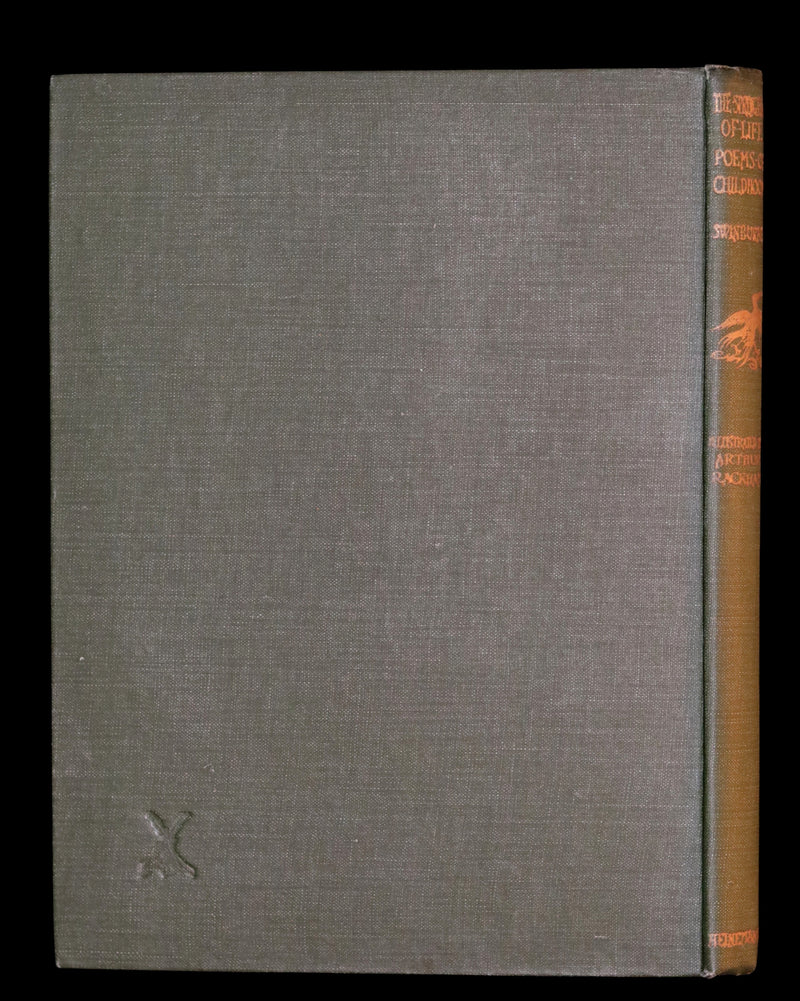 1918 Rare First Edition - The Springtide of Life by Algernon Swinburne illustrated by Arthur Rackham.