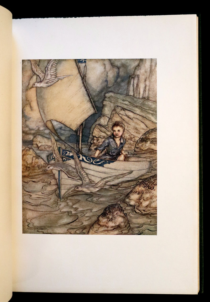 1918 Rare First Edition - The Springtide of Life by Algernon Swinburne illustrated by Arthur Rackham.