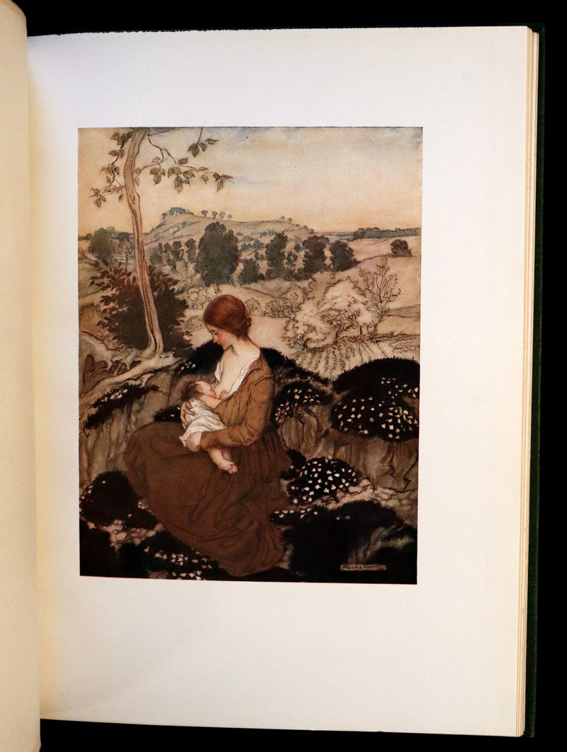 1918 Rare First Edition - The Springtide of Life by Algernon Swinburne illustrated by Arthur Rackham.