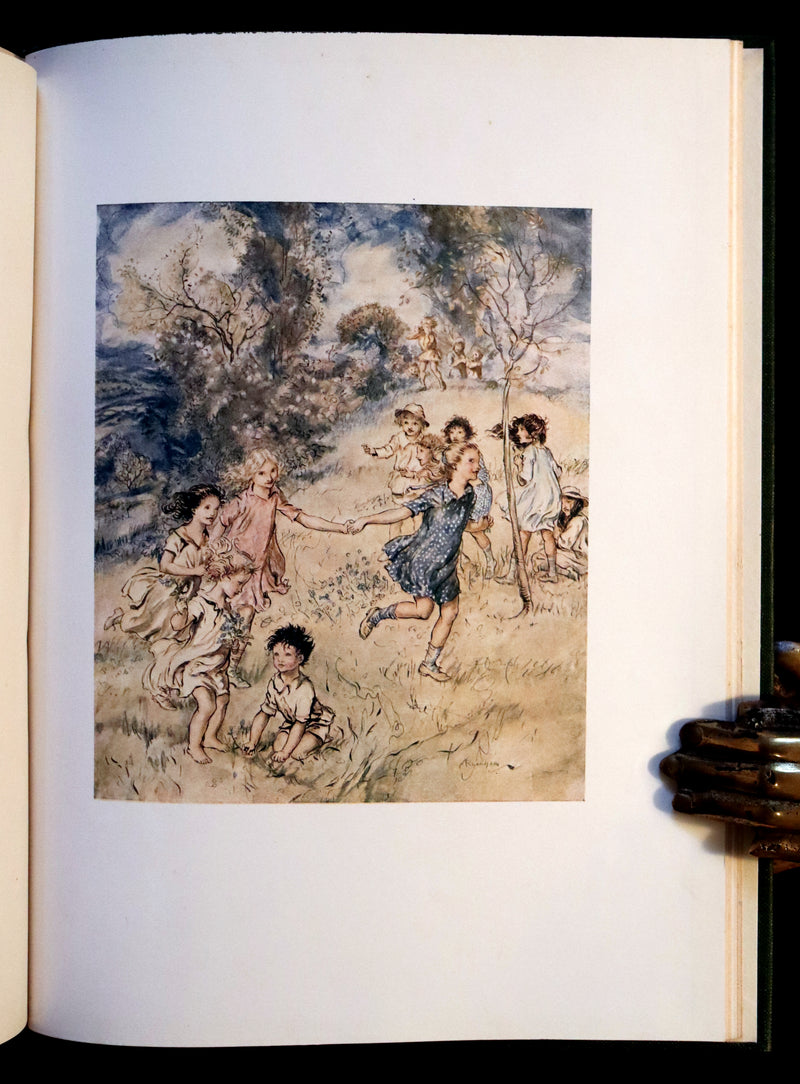1918 Rare First Edition - The Springtide of Life by Algernon Swinburne illustrated by Arthur Rackham.